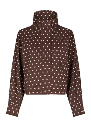 Callisa dot jakke Brown Neo Noir